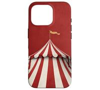 Tente de Cirque Rouge et Blanche avec auvent rayé Coque pour iPhone 16 Pro