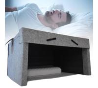 Tente de couchage occultante pliable avec haut-parleurs intégrés et isolation phonique pour un environnement de sommeil calme et sombre