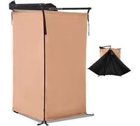 Tente de douche de camping pour voiture, chambre d'intimité latérale portable avec toit, légère et robuste, facile à installer pour le camping, la plage, la pêche