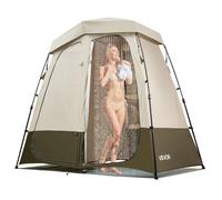 Tente de Douche de Camping-VEVOR-Abri d'Intimité Extérieur Portable-Compartiments-avec Piquets Cordes Sac Barre Transversale