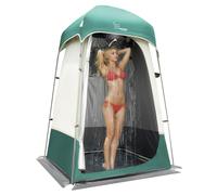 Tente de Douche d'extérieur pour vestiaire, abri de Camping Portable (Blanc + Vert)