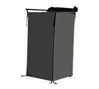 Tente de douche latérale de véhicule - Abri d'intimité pour SUV, remorque, camion, hayon arrière, vestiaire, salle de douche, toilettes, 100 x 100 x 180 cm - Noir