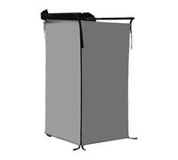 Tente de douche latérale pour véhicule, abri d'intimité, vestiaire portable pour SUV, remorque, camion, hayon, toilettes, camping extérieur, 100 x 100 x 180 cm - Gris