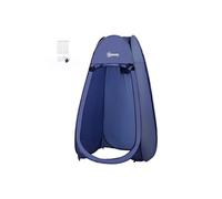 Tente de douche pliable pop-up automatique instantanée cabinet de changement camping polyester bleu marine Bleu marine