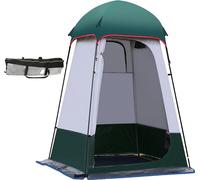 Tente de douche portable pour la sphère privée, design étanche, intérieur spacieux, vert