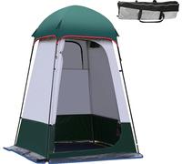 Tente de douche portable pour la sphère privée, matériau imperméable, dimensions spacieuses, design léger, vert