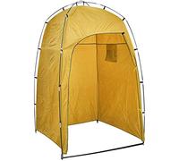 vidaXL Tente de douche WC Dressing Jaune