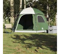 Tente de familiale igloo 6 personnes gris orange imperméable tente vidaXL