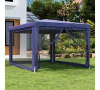 vidaXL Tente de réception avec 4 parois en maille 4 x 3 m