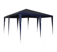 vidaXL Tente de fête Bleue 4x4 m – polyéthylène et acier