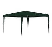 Tente de fête professionnelle verte 4 x 4 m - Auvent imperméable pour événements en plein air, fêtes de jardin, mariages, camping et festivals - Abri 90 g/m²
