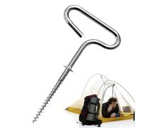 Tente de glace en plein air : clous de carpe en grille de pêche à la glace, pratique de la carpe enfiletée Peche IceLTE FISTING Stake | Soldide fixateur de carpe accessoires cloué pour ca
