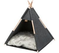 Abri Tipi TRIXIE - Feutre - 55 × 65 × 55 cm - Anthracite