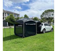 Tente de Hayon pour Mercedes Ben-z EQC 2018-2025 N293, Auvent de Camping Imperméable Et Facile à Monter, Idéal pour Voyages Et Randonnée en Famille-Protection Solaire Et Coupe-Vent,B-Black