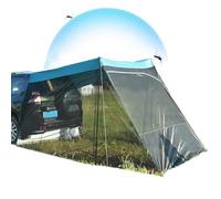 Tente de hayon pour SUV, filet brise-vue, protection UV, auvent de voiture, tente de hayon | 137,8 x 118,11 x 82,68 pouces Grande tente de camping, toit de voiture, tente coupe-vent pour les voyages