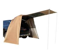 Tente De Hayon SUV - Auvent De Voiture Imperméable Et Coupe-Vent Portable | Abri Arrière Réglable avec Poteaux Télescopiques | Pare- pour Camping, Road Trips Et Pêche, Tissu 190T Argenté
