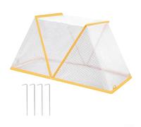 Tente de jardinage transparente avec structure pliable, tissu PE respirant et bords renforcés pour protéger les légumes et les plantes fruitières des intempéries (80 x 34 x 35 cm)