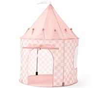 Kids Concept Tente de jeu colorée Abricot à carreaux