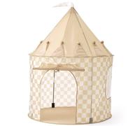 Kids Concept – Tente de jeu Playground 1000929 – Beige à carreaux – Enfants