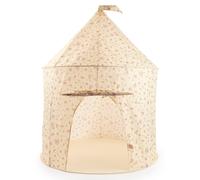 Tente de jeu château - pop up, dots vintage flowers TU