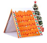 Tente De Jeu De Noël - Cabane Festive pour Fête De Vacances, Ferme Photographie | Tente Magique pour Fête De Noël Et D’Hiver, Salon, Chambre D’Enfant, Bureau, sous-Sol, Grenier,