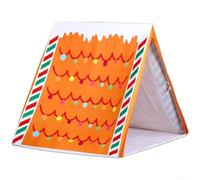 Tente de jeu de Noël en tissu doux 111 cm Montage facile Tente -B