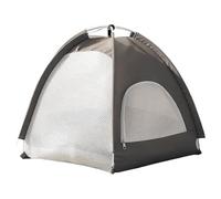 Tente de jeu d'intérieur pour chat - Niche et zone de couchage fermée, cadre léger, parois en ventilée + base douce, matériau textile haute résistance - pour terrasses et porches
