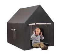 Tente de jeu occultante pour enfants - Maison de jeu intérieure sensorielle bloquant la lumière - Cachette sensorielle occultant pour la sieste, les jeux calmes, la lecture, le camping à l'intérieur