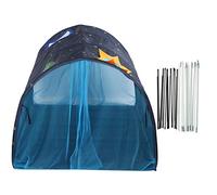Tente de jeu portable pour bébé, tente de lit pour enfants enfants Tunnel rampant jouer maison de jeu cadeau d'anniversaire de Noël tente de jeu extérieure(Bleu)