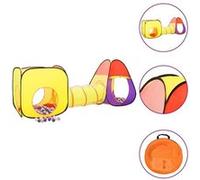 Tente de jeu pour enfants 250 balles Multicolore 255x80x100 cm