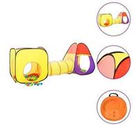 Tente de jeu pour enfants 250 balles Multicolore 255x80x100 cm
