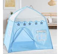 Tente de jeu pour enfants - AMOUNE - Château de Princesse Tipi - Bleu - Pour enfants à partir de 3 ans