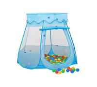 Vidaxl Tente De Jeu Pour Enfants Avec 250 Balles Bleu 102x102x82 Cm