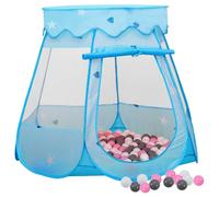 Vidaxl Tente De Jeu Pour Enfants Avec 250 Balles Bleu 102x102x82 Cm