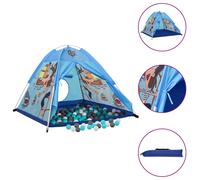 Tente de jeu pour enfants avec 250 balles Bleu 120x120x90 cm