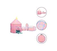 Tente de jeu pour enfants avec 250 balles Rose 301x120x128 cm