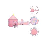 Tente de jeu pour enfants avec 250 balles Rose 301x120x128 cm