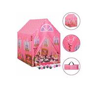 Vidaxl Tente De Jeu Pour Enfants Avec 250 Balles Rose 69x94x104 Cm