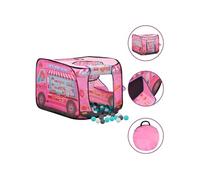 Tente de jeu pour enfants avec 250 balles Rose 70x112x70 cm