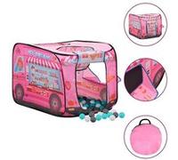 Vidaxl Tente De Jeu Pour Enfants Avec 250 Balles Rose 70x112x70 Cm