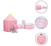 Tente de Jeu pour Enfants avec 250 Balles Tunnel de Jouet Maison Rose vidaXL