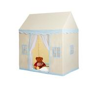 Tente de Jeu pour Enfants Cabane Avec Tapis et Lampes pour 1 à 5 Ans Beige