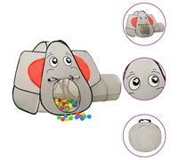 Vidaxl Tente De Jeu Pour Enfants Éléphant Gris 174x86x101 Cm