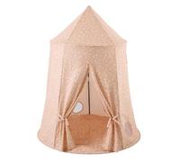 Tente de jeu pour enfants - HOWA - Flowers - Coton - Abricot - Diamètre 115cm
