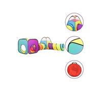 Tente de jeu pour enfants Multicolore 190x264x90 cm