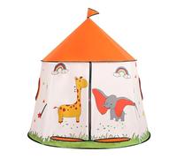Tente de Jeu pour Enfants, Tipi Château pour Enfant Princesse Prince,Portable Pop-up Tente Indienne, Maison de Jeu pour l'intérieur et l'extérieur,Cadeau d'anniversaire de Noël (Orange)