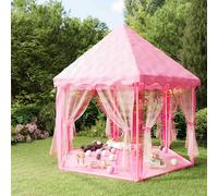 Vidaxl Tente De Jeu Princesse Avec 250 Balles Rose 133x140 Cm