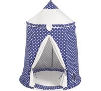 Tente de jeu 'Sammy' étoiles blanc/bleu avec tapis 8502
