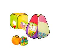 TecTake Tente de Jeux pour Enfants | Pop Up Tente | INCL. 200 balles + Sac | -diverses modèles- (Type 1 | no. 401028)