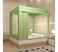 Tente de lit portable avec design en maille occultante pour intérieur et extérieur